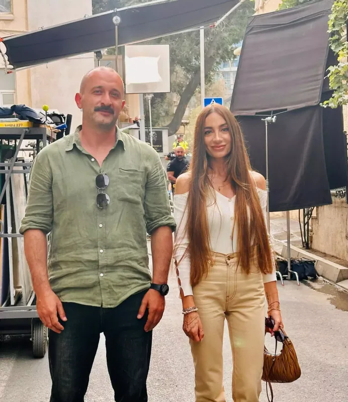 Hikmət Rəhimov Arzu Əliyeva ilə bir arada