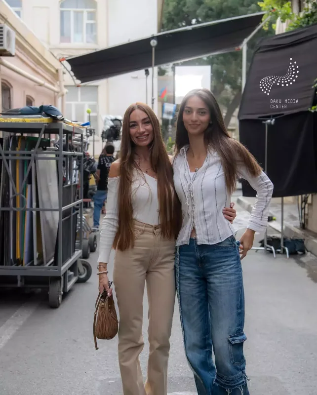 Arzu Əliyeva “Borc”un çəkiliş meydançasında