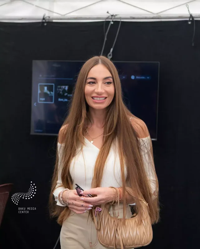 Arzu Əliyeva “Borc”un çəkiliş meydançasında
