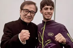 İdmançımız Ceki Çandan medal almasından danışdı