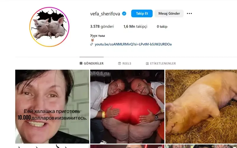 Vəfanın instaqramı oğurlandı!