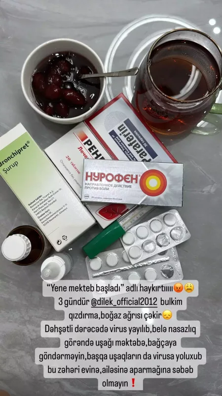 Vüsalənin qızı virusa yoluxdu