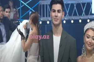 Türkan ilk dəfə efirdə gəlinlik geyindi