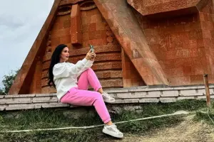 Leyla Xankəndidə...