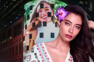 Neslihan Atagül “Tayms” Meydanını bəzədi