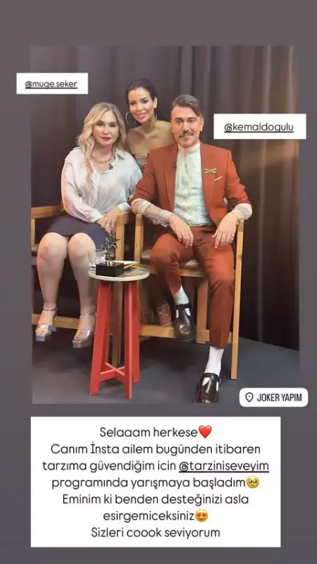 Nagehan tərz yarışmasına qatıldı