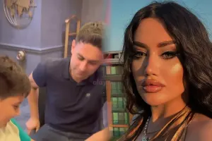 Aysel boşandığı birinci əri ilə bir arada