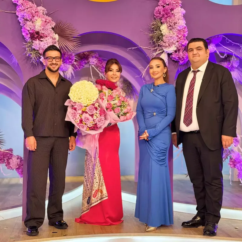 Canlı yayımda barışdılar