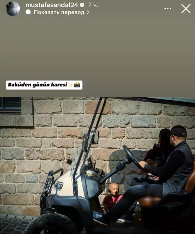 Mustafa Sandal Bakıda