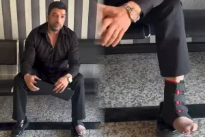 Kənan idman zalında ayağından zədə aldı