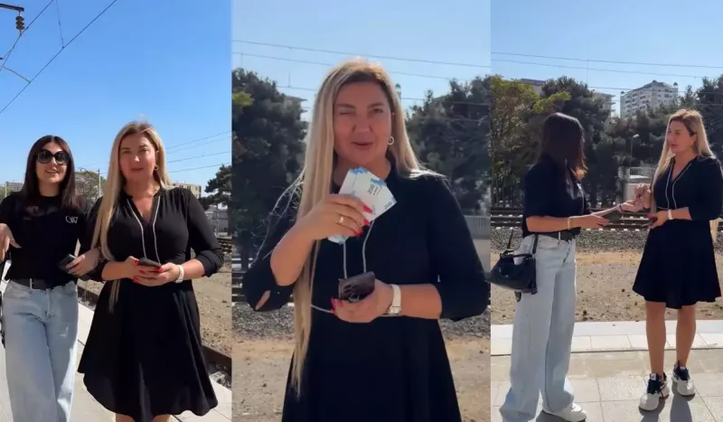 Gülay ona şeir deyən Naziləyə 1000 manat verdi