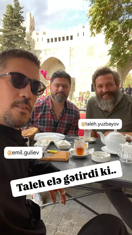 Vətənə qayıdan “Dəyirman”ın Elmiri onlarla görüşdü