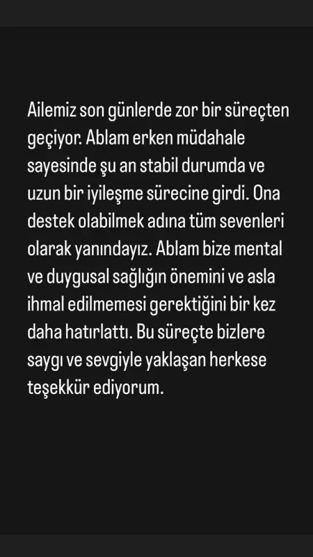 Can Bonomonun bacısı canına qəsd etdi