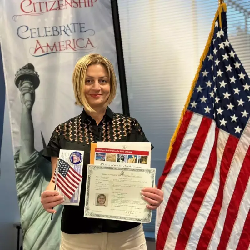 Aynur Talıbova ABŞ vətəndaşı oldu