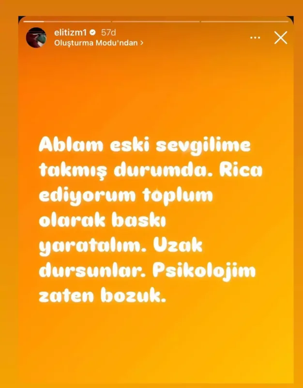 “Bacım keçmiş sevgilimlə hotelə gedib”