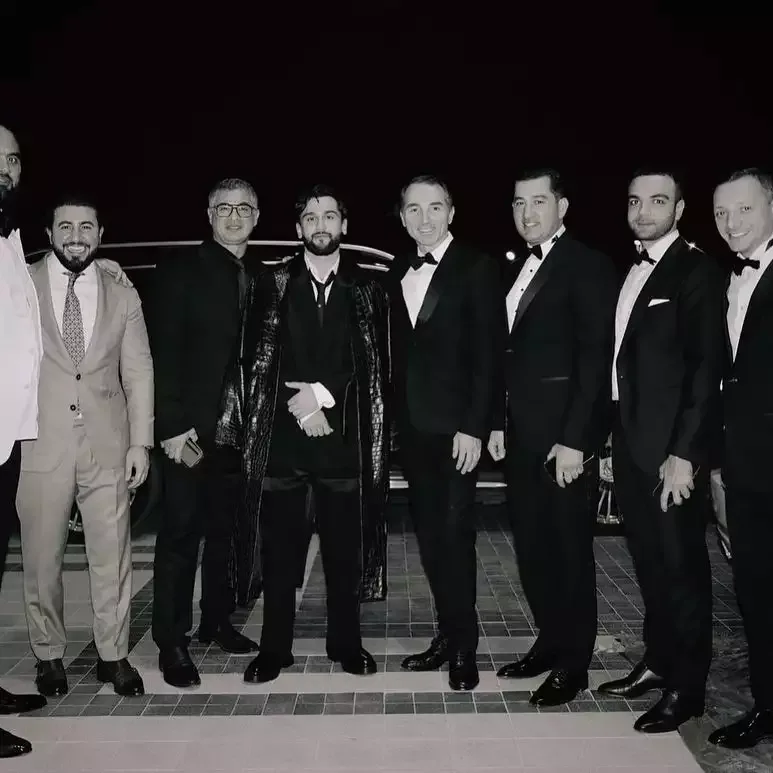 Coni ilə Adnan Əhmədzadə toyda