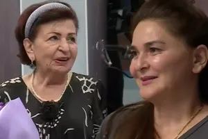 Kübra Əliyeva ilk dəfə gəlini ilə efirə çıxdı