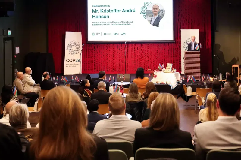 COP-29 Norveç krallığının Oslo şəhərində təbliğ olundu