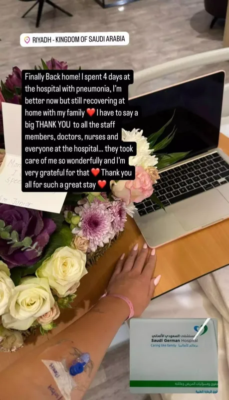 Ronaldonun arvadı xəstəxanalıq oldu