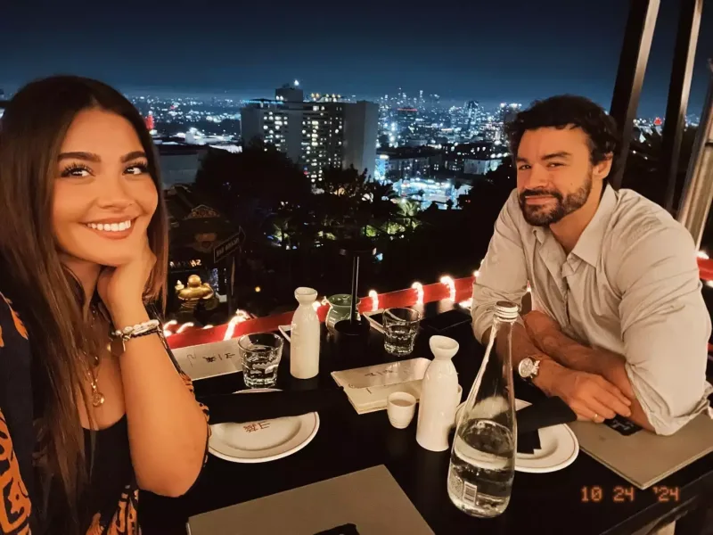 Doğum gününü əri ilə Los Ancelesdə qeyd etdi