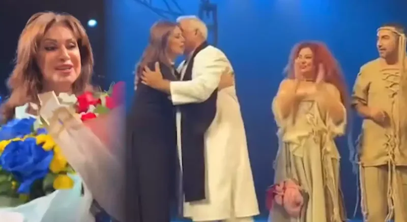 Həmkarlarından Sənubərə səhnədə ad günü sürprizi