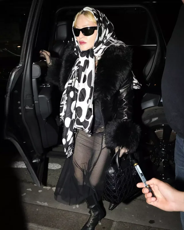 Madonna Parisdə - Fotolar