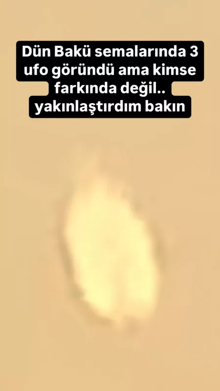 Doğuş Bakıda uçan naməlum obyektin videosunu yaydı