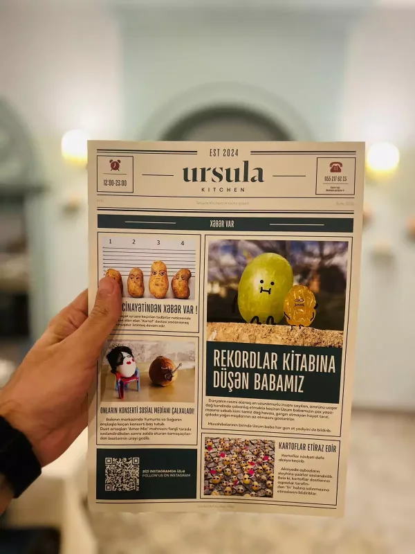 Milli mətbəximizi təbliğ edən səhifənin restoranı açıldı - FOTOLAR