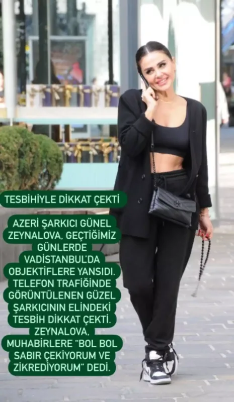 Günel təsbehi ilə gündəm oldu