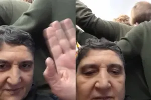 Bilal Əliyev avtobusda