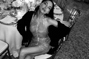 İrina Şeyk ziyafətə damğa vurdu