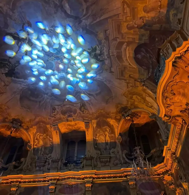 İrina Şeyk ziyafətə damğa vurdu