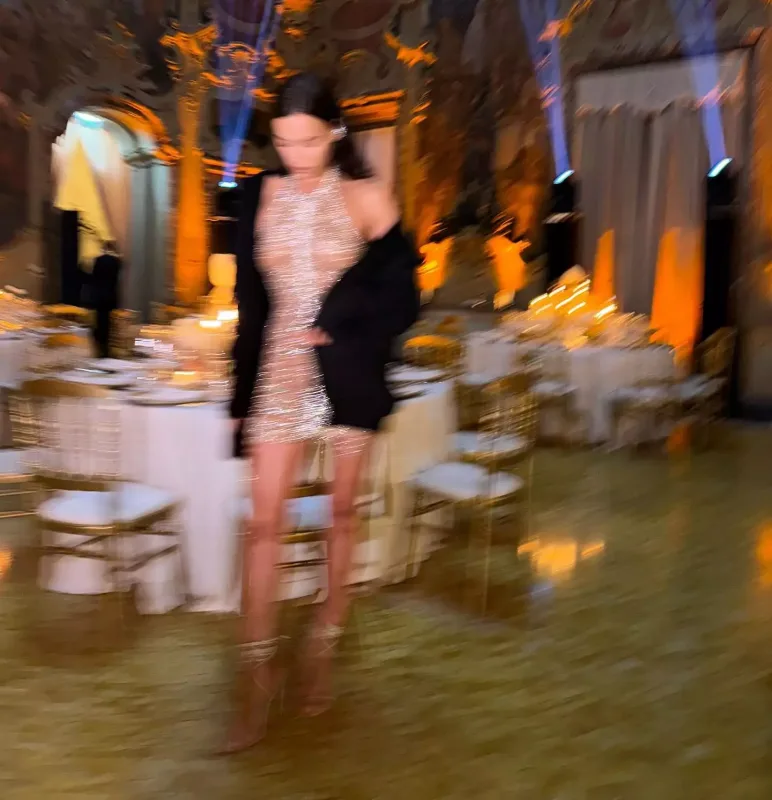 İrina Şeyk ziyafətə damğa vurdu