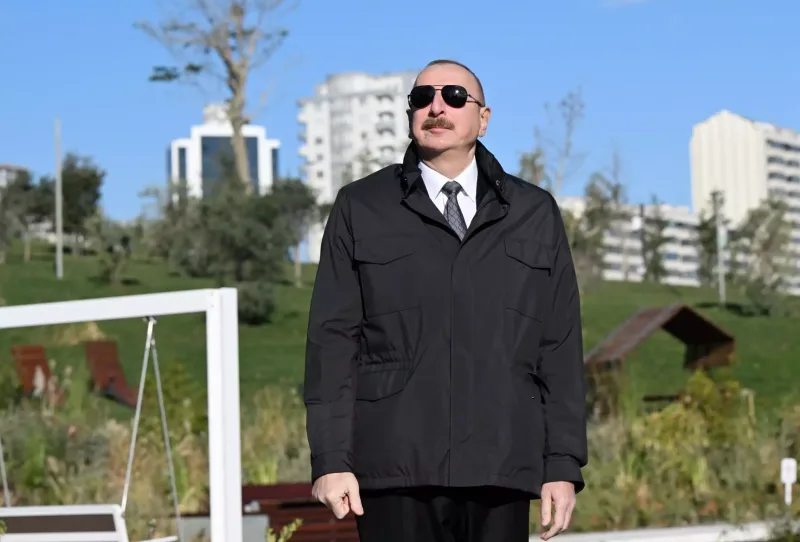 Prezident Mərkəzi Parkın üçüncü hissəsinin açılışında