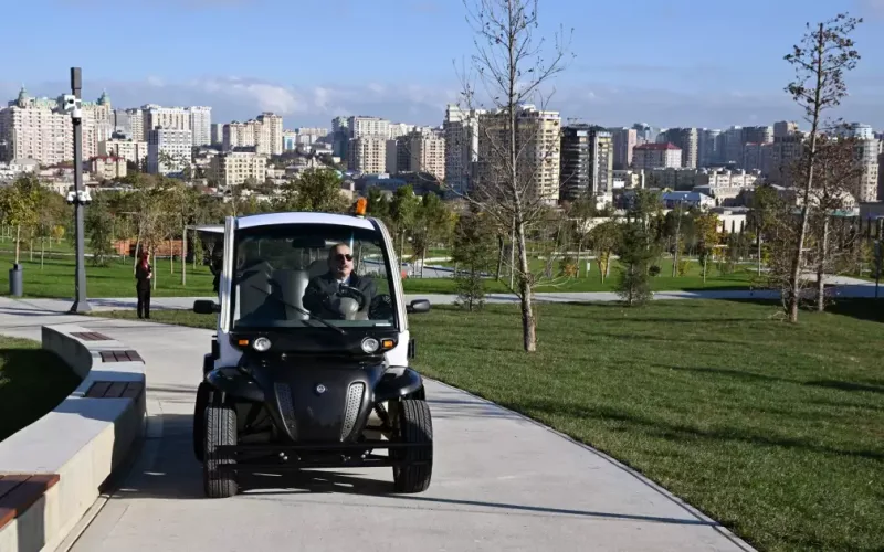 Prezident Mərkəzi Parkın üçüncü hissəsinin açılışında