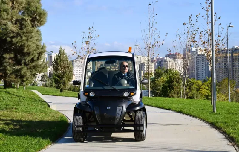 Prezident Mərkəzi Parkın üçüncü hissəsinin açılışında