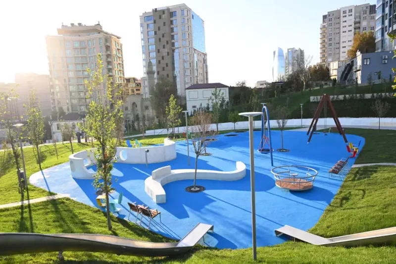 Prezident Mərkəzi Parkın üçüncü hissəsinin açılışında