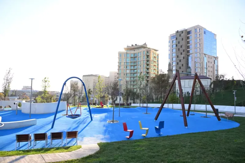 Prezident Mərkəzi Parkın üçüncü hissəsinin açılışında