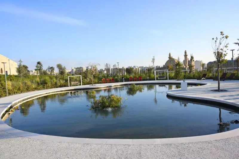 Prezident Mərkəzi Parkın üçüncü hissəsinin açılışında