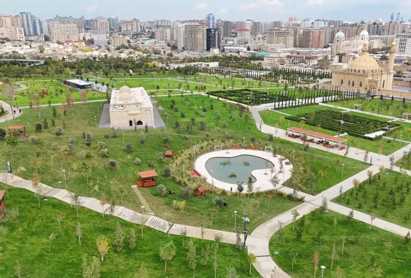 Prezident Mərkəzi Parkın üçüncü hissəsinin açılışında