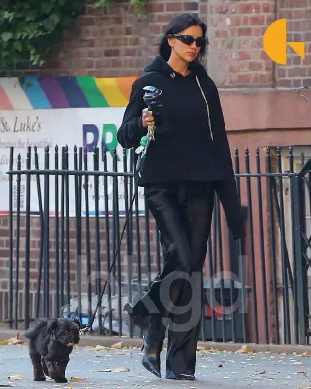 İrina küçədə belə görüntüləndi