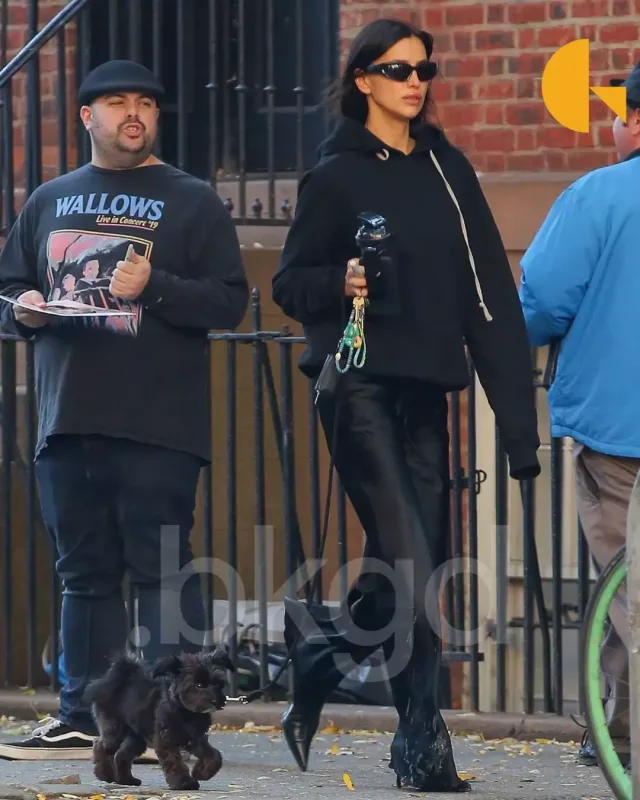 İrina küçədə belə görüntüləndi