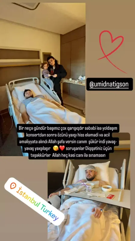 Xalq artistinin oğlu təcili əməliyyat olundu