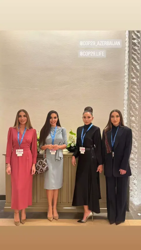 Prezident ailəsi COP29-da! - Fotolar