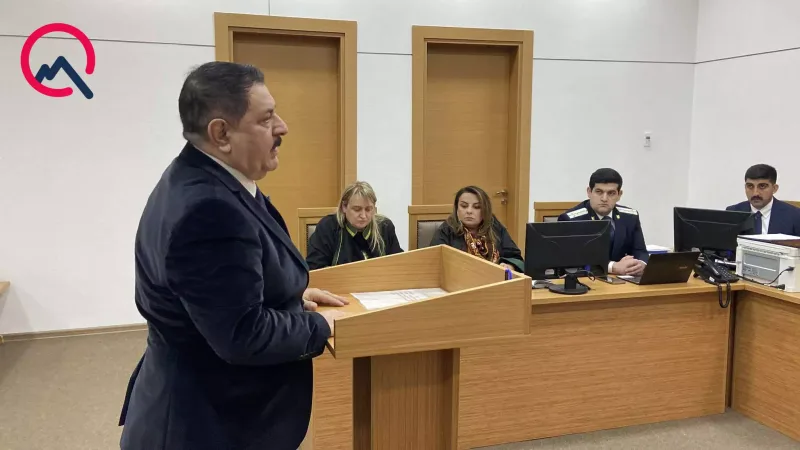 Ağadadaş Ağayev məhkəməyə gəldi - Fotolar