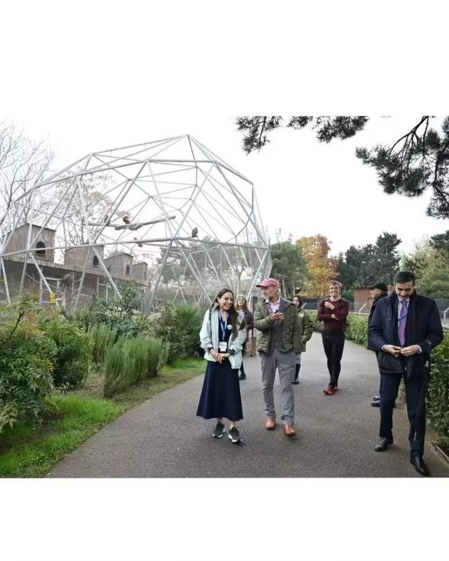 Leyla Əliyeva Bakı zooparkında