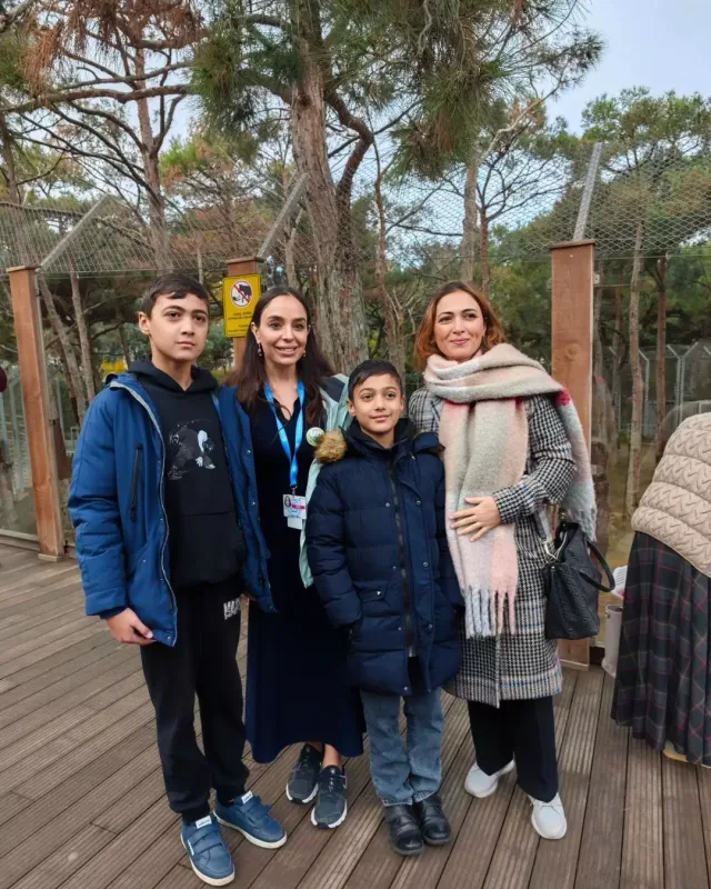 Leyla Əliyeva Bakı zooparkında