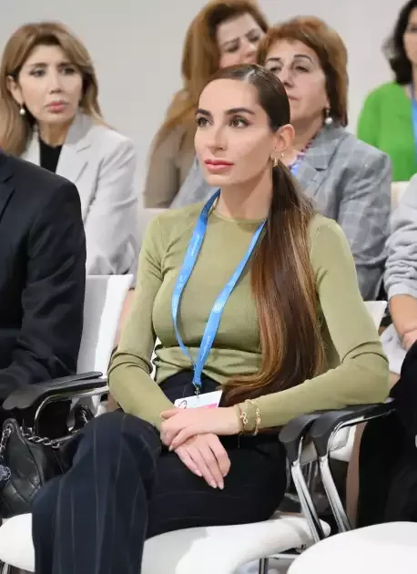 Leyla Əliyeva COP29 çərçivəsində müzakirələrdə iştirak etdi - Fotolar