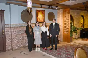 Leyla və Arzu Əliyevalar muzeydə