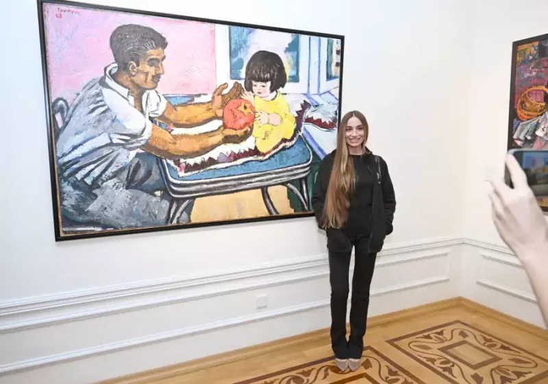 Leyla və Arzu Əliyevalar muzeydə